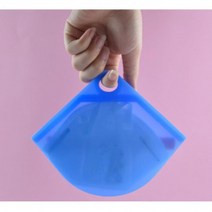 휴대용 실리콘 마스크 케이스 N95 실리카젤 파우치 보관 비너 키링 마스크 키퍼 보관함, 마스크케이스블루 G00228