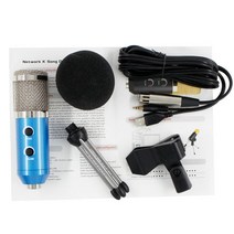 마이크스탠드 유튜브 방송용마이크거치대 전문 bm 900 usb 콘덴서 for computer studio karaoke mic for video recording karaok, CN, 푸른
