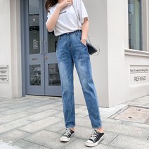 슬림보정 빅사이즈 일자핏 데님청바지_Bp7214