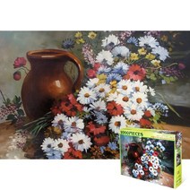 퍼즐피플 명화 직소퍼즐, 화병과 꽃 1000P, 1000피스