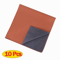세차 유지보수 세차기 스펀지마이크로 화이버 타월 자동차 인테리어 드라이 클리닝 걸레 자동차 유리 액세서리 자세히 자동 가전 주방 타월 세척 도구, 10개-갈색, 크기-30x40cm