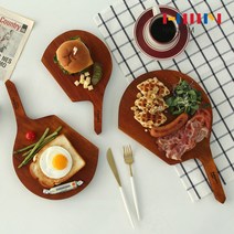 한샘 마이쿡 러브홈 우드 도마 플레이트 혼족 신혼부부 집들이 선물세트 마호가니 원목 항균, 대