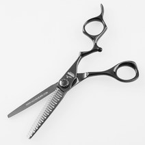 아이치 프리미엄 미용가위 전문가용 틴닝 숱가위 (26발) AI-XCB2, XCB2_6.0 인치 블랙