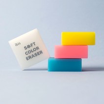 is아이비스 500소프트컬러지우개 정사각형칼라지우개, 랜덤발송