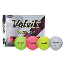 볼빅 비비드 소프트 우레탄 무광 골프공 3피스, 4색, 1개