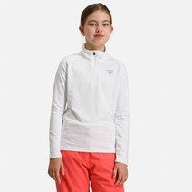 22로시놀 주니어 스키복 GIRL 1/2 ZIP WARM STRETCH WHITE