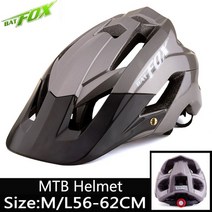 BATFOX 자전거 헬멧 도로 MTB 초경량 라이딩 사이클링 원피스 디자인 마운틴 여성 타기, [01] L56-62cm, [17] 659-Blue