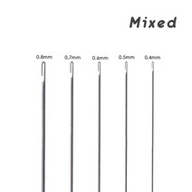 주얼리DIY세트 주얼리메이커 고급케이스 슈퍼 긴 스테인레스 스틸 구슬 바늘 보석 만들기 도구 핀 diy 27CM 5 개/묶음
