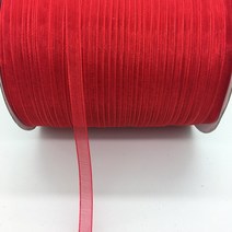 DIY 리본공예 헤어악세사리 헤어핀 헤어밴드 머리핀 헤어 장식 리본 10 야드 1/4 "6mm 오, 한개옵션1, 03 Red