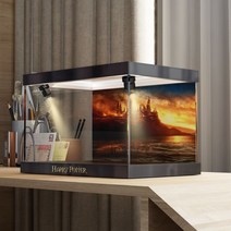 특이한 레고 피규어 건담 상패 진열장 정리함 장식장 케이스 전시장 피규어장 미니, E