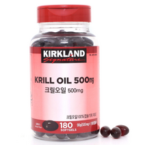 코스트코 커클랜드 시그니처 크릴오일 500mg 180캡슐 + 더메이런 손소독제, 1개