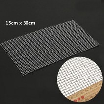 와이어메쉬 5/8/20/30/40 메쉬 짠 와이어 고 스테인레스 스틸 스크리닝 필터 시트 15x30cm138454, 5Mesh