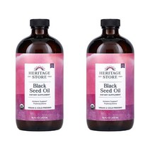 헤리티지 스토어 액상 냉압착 블랙커민 흑쿠민 씨드 시드 오일 4600mg 96회분 2통