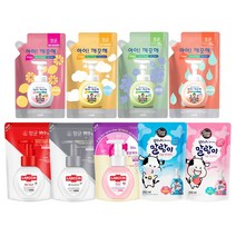 아이깨끗해 랩신 말랑카우 버블폼 핸드워시 손세정제 리필 기획전 200ml 250ml, 아이깨끗청포도리필200x1