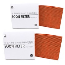 기어가 순 활성탄 초미세먼지 그랜드 스타렉스 에어컨필터, H29C 2개, 2개