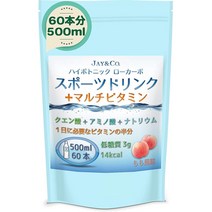 JAYCO 제이앤씨오 모모 복숭아맛 파우더 스포츠 음료 500ml 60병분 1팩, 1개