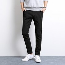 자코모 화이트진 블랙진 스판 슬림일자핏 팬츠 HR1359