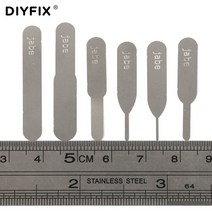 복수세트DIYFIX 6Pcs 로직 보드 IC 칩 수리 얇은 블레이드 CPU 리무버 아이폰 프로세서 NAND 플래시 메인, 한개옵션0