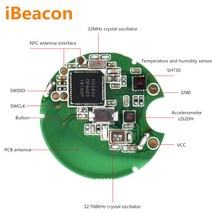 Ibeacon 포지셔닝 베이스 스테이션 블루투스 비콘 모듈 순찰 클로킹 NFC 무선 애셋 BLE 장치 NRF52810 N, 02 NRF52810 LIS2DH