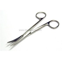 장우Kasco 메이오 시저 커브 Mayo Scissors Curved 17cm G5-077 외과가위