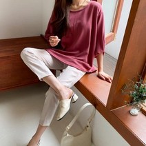 디작소 여성 가을 프리드 루즈핏 소매 꼬임 블라우스