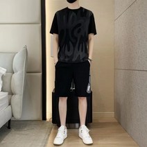 휠렉스 남자 여름 쿨링 반팔 운동복 상하세트 Y1184