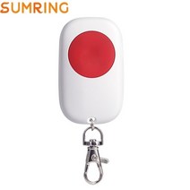 경보기 스마트 비상 버튼 sos 버튼 zigbee 3.0 열쇠 고리 패닉 스위치 노인을위한 홈 경보 시스템 원격 제어, 1개