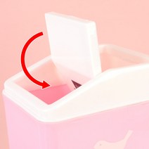 사각쓰레기통 학교 교실 강의실 도서관 학원 업소용, 색상, 핑크