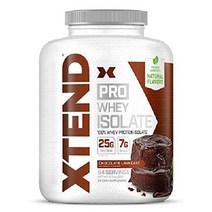 XTEND 프로 프로틴 파우더 바닐라아이스크림 맛 단백질 BCAA 보충제 5파운드, 초콜릿 용암 케이크, 5파운드(1팩)