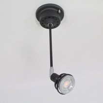 타로시 닥스 전구 포함 20cm 미니 스탠드 인테리어 피규어 건담 포인트 전시 조명, 직부소켓(흑색)전구색