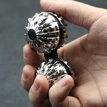 비상 호두 지압 마사지 피젯볼, 실버