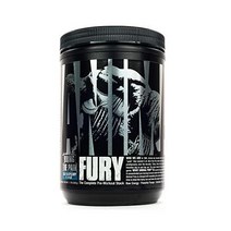 뉴트리션 Animal Fury Preworkout Energy 보충 함유 아미노 Acids Blue 래프베리 30 Count, 블루 라즈베리, 1.1 파운드(1개 팩)