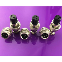 12mm 항공단자 항공잭 항공플러그 (1셋트), 12mm 4pin