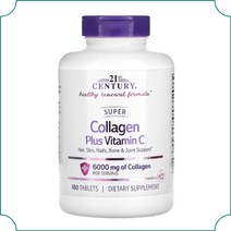 21세기센트리 슈퍼 콜라겐 가수분해 6000mg 비타민C 180테블렛 글루텐프리
