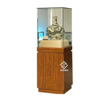 박물관 전시회 진열장 투명 장식장 화장품 진열대, 상세이페이지 참고, 60x60x170 블랙