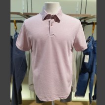 트레몰로 인디안 트레몰로 nc중앙로역점 여름 핑크 솔리드 면혼방 반팔카라티셔츠