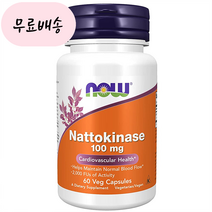 [나우푸드]-M2-나토키나제 100MG 60개입, 1개, 60개