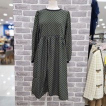 레코브 윈터라운드넥패턴원피스 LW61AXOP565X