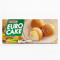 태국과자 유로 커스타드 케이크 카스타드 Euro cake custard 144g, 1개입