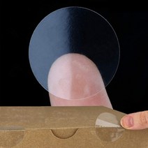 개봉방지 포장 봉인씰 라벨 투명씰링스티커 3.8cm 1롤