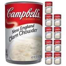 캠벨스 청키 뉴잉글랜드 크램 차우더, 298g, 10개