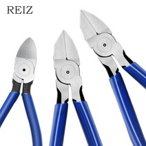 REIZ 5 6 인치 대각선 커팅 플라이어 세트 와이어 스트리핑 사이드 커터 디버링 니퍼 전기기사 휴대용 DIY 수공구 키트 전동공구 절단기, [2] 6Inch