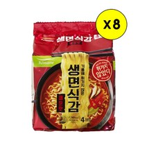 풀무원 생면식감 생라면 매운맛 95.9g, 32개