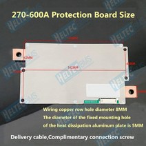 파워뱅크200a Balance-Lifepo4/철 인산염/삼원 리튬 배터리 보호 보드 8S 4S BMS 12V 24V 100A 600A/300mA, 06 300A_01 3S 3.7V Same Port