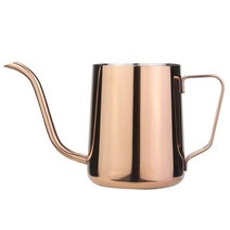 모카포트 인덕션 동주전자 핸드드립 스테인레스 바리스타 350ml 스틸 핸드 커피 포트, 350ml 골드