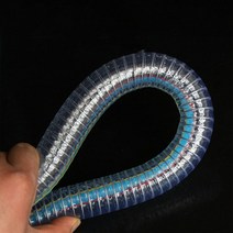 1 미터 투명 PVC 스틸 호스 와이어 오일 소프트 파이프 플라스틱 워터 펌프 유연한 튜브, [07] 32x39mm