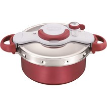 T-fal 【온라인 한정】 티파르 손잡이가 잡히는 냄비 프라이팬 압력 4 점 세트 IH 가스 불 대응 「올인 원, 04 압력 냄비 5.2L 루지