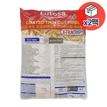 루토사 엑스트라 크리스피 슈스트링 2kg x 2팩 감자튀김