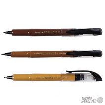 제노 붓펜 펜타입 디자인 3종류 붓굵기, 중간붓펜