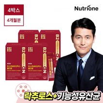 [뉴트리원]정우성 비투온 포스트바이오틱스 올인원 유산균 분말 4박스(4개월분), 없음